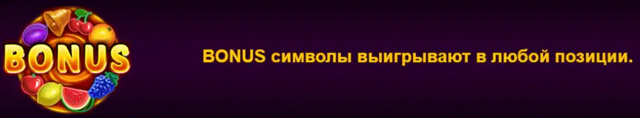 бонус в игровом аппарате аматик про фрукты